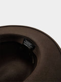 Sombrero De Lana Con Cinturón De Piel