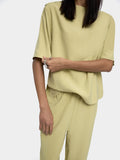 Pantalón Fluido Con Cintura Elástica