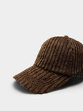 Gorra Canalada De Terciopelo