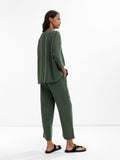 Pantalón Fluido Con Cintura Elástica