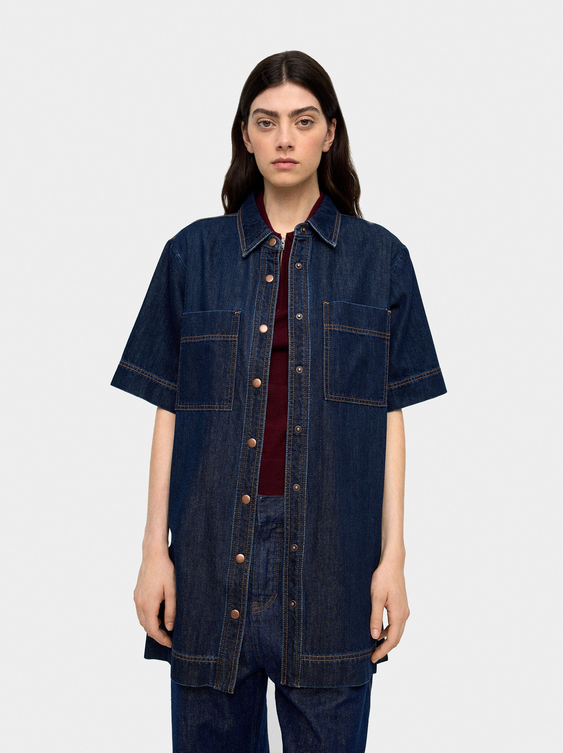 Vestido Denim 100% Algodón