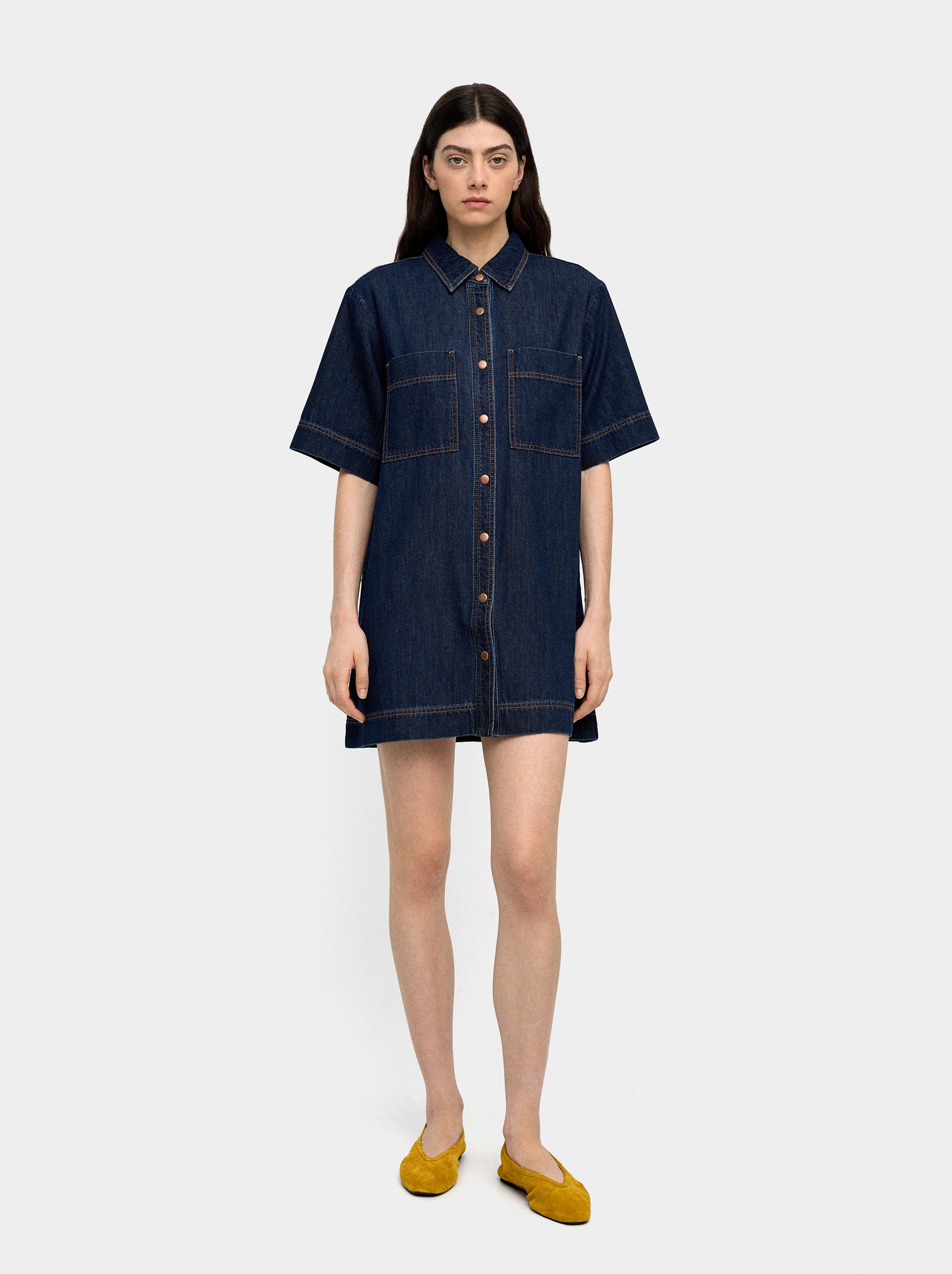Vestido Denim 100% Algodón
