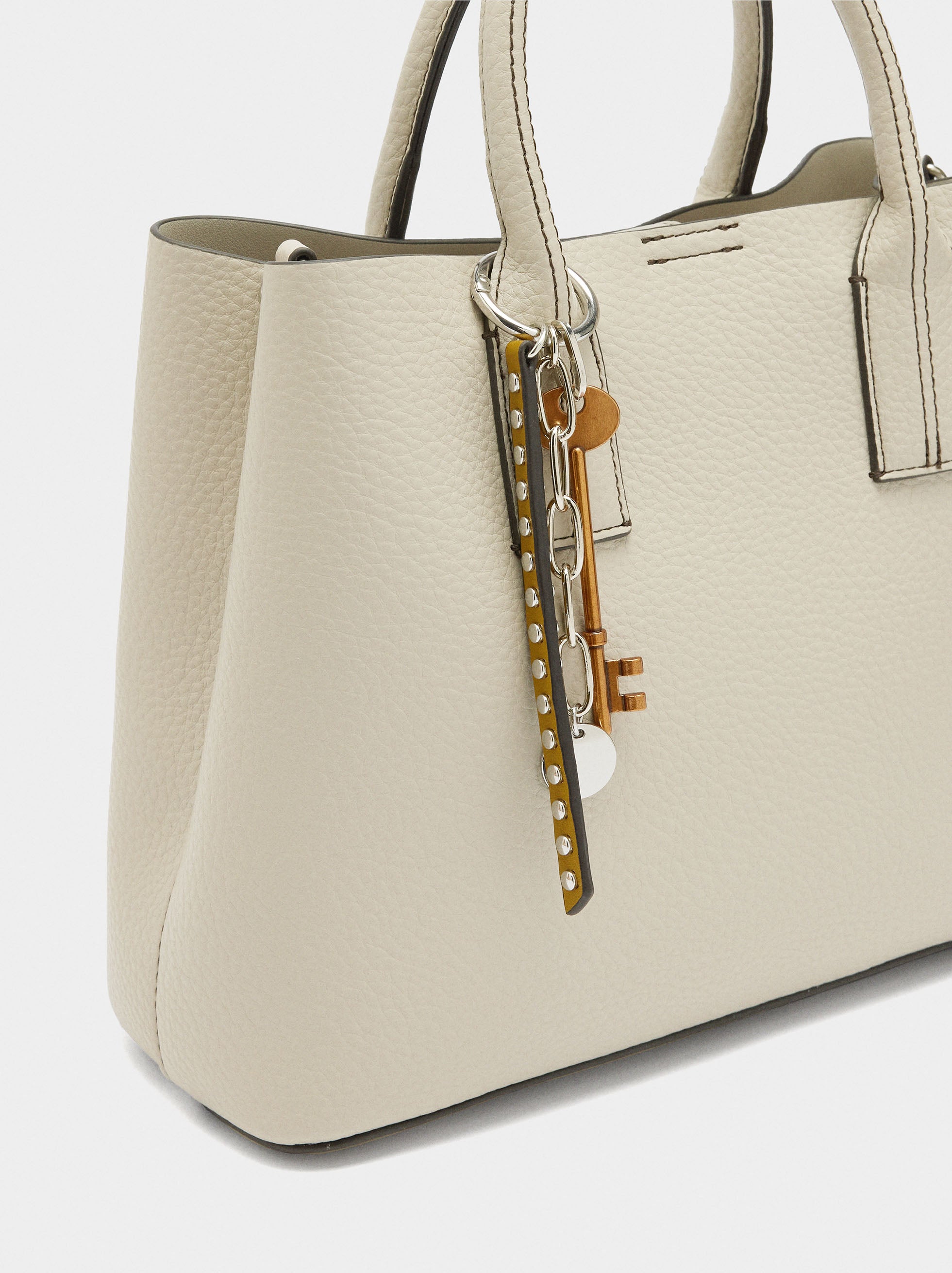 Bolso Tote Con Textura