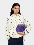 Parka De Lunares Con Capucha