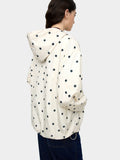 Parka De Lunares Con Capucha