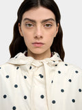 Parka De Lunares Con Capucha