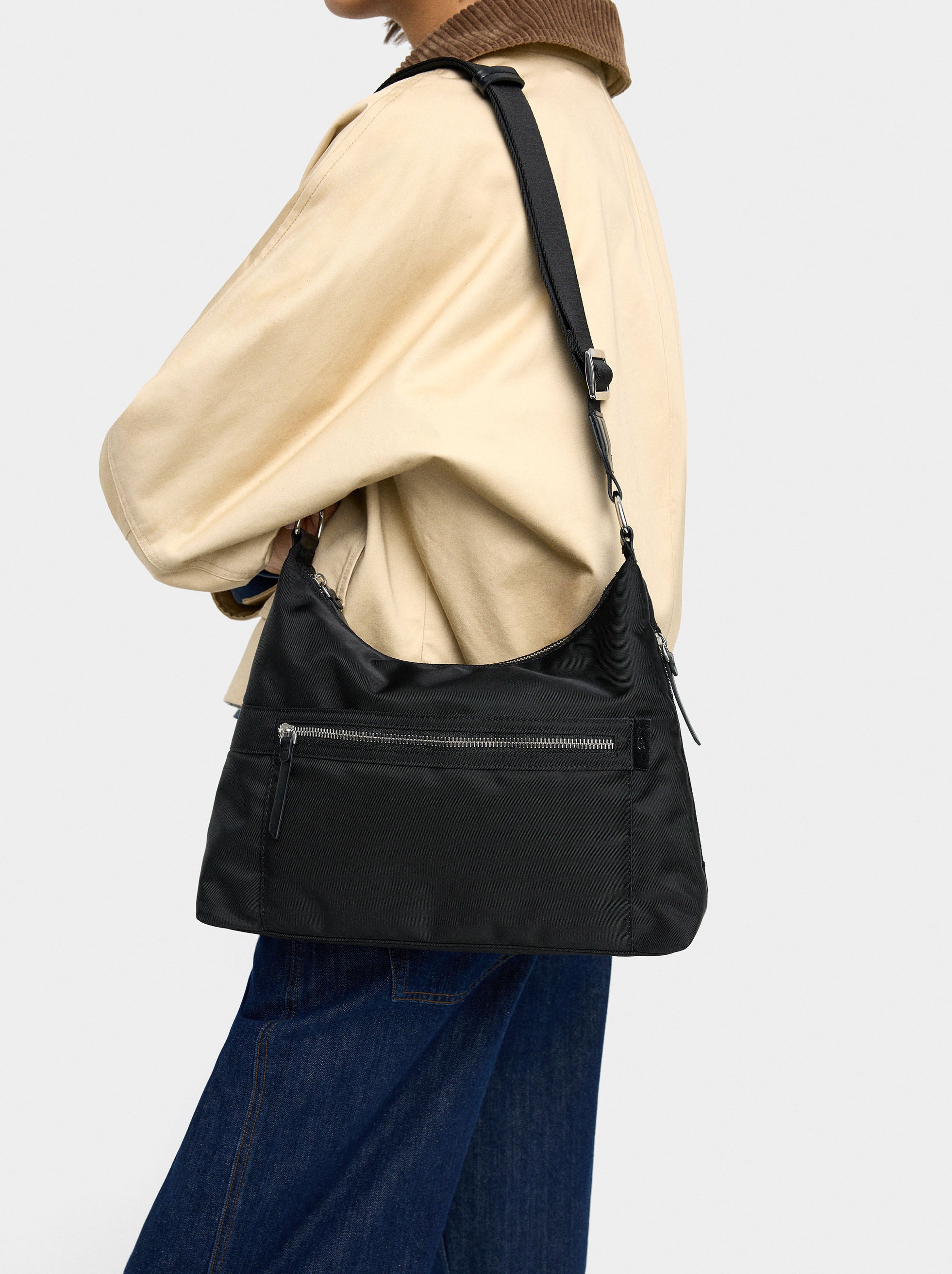 Bolso Bandolera De Nylon
