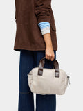 Bolso Tote De Nylon Con Bandolera