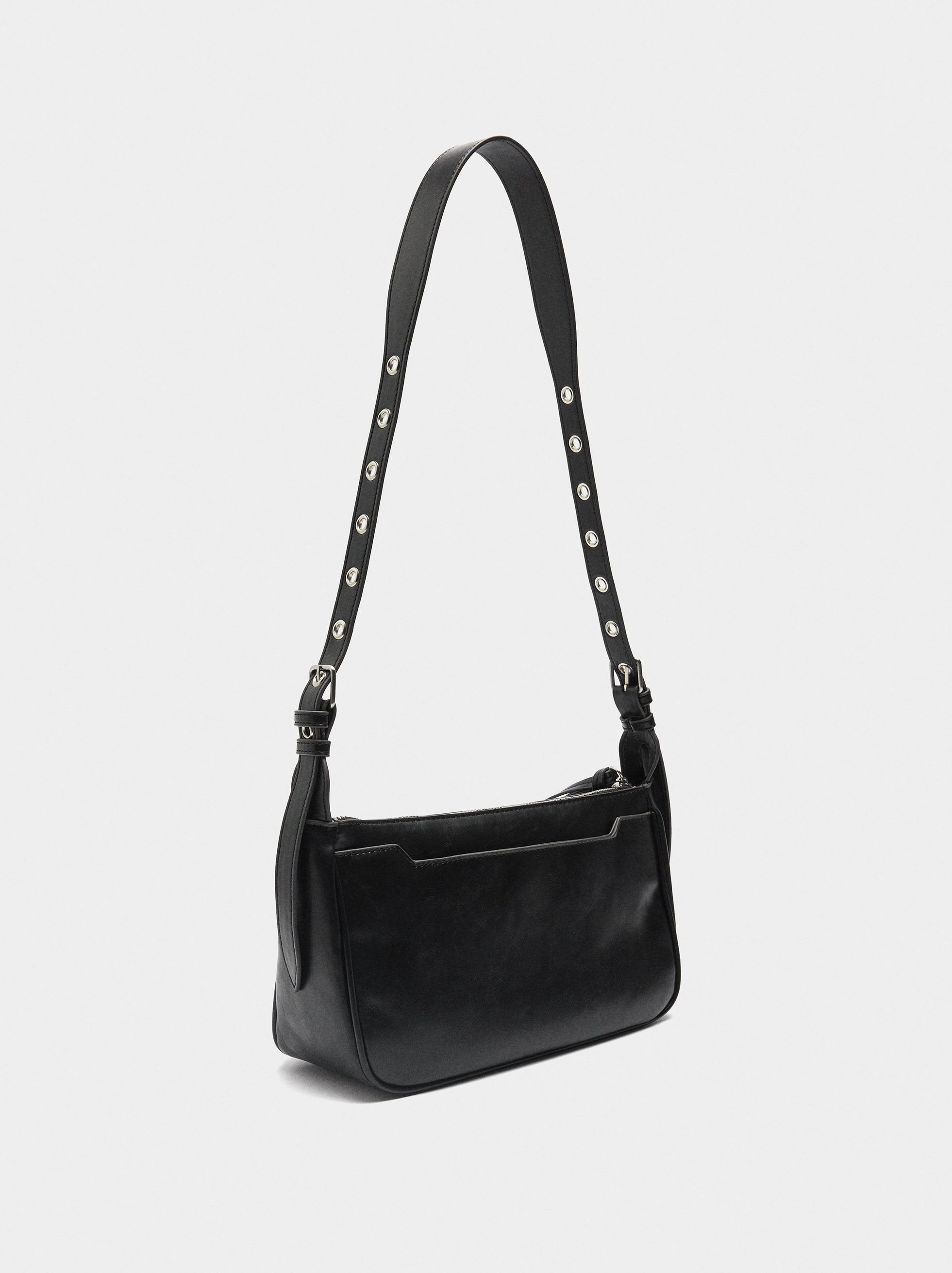 Bolso De Hombro Asa Con Tachuelas M