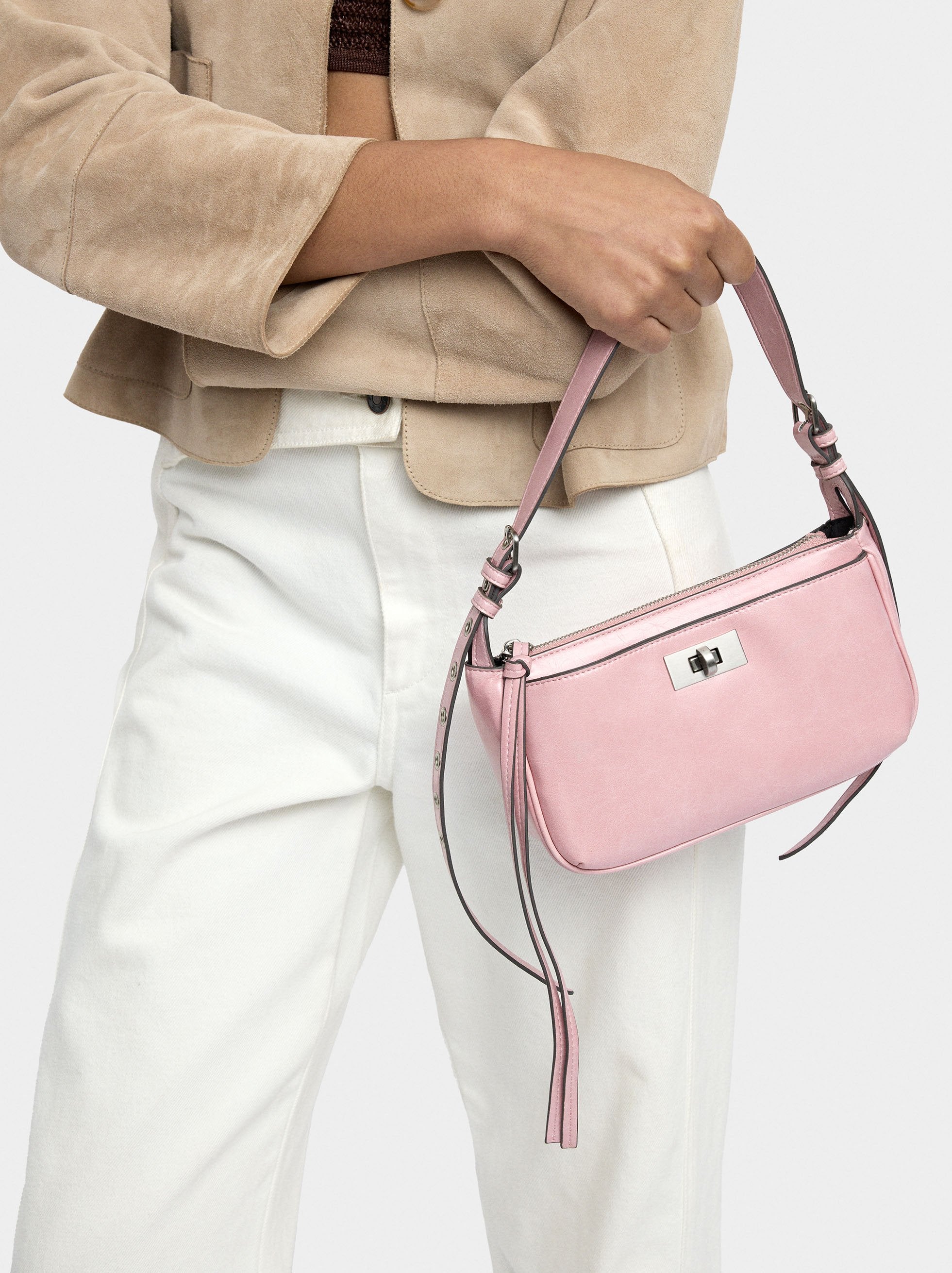 Bolso De Hombro Asa Con Tachuelas S