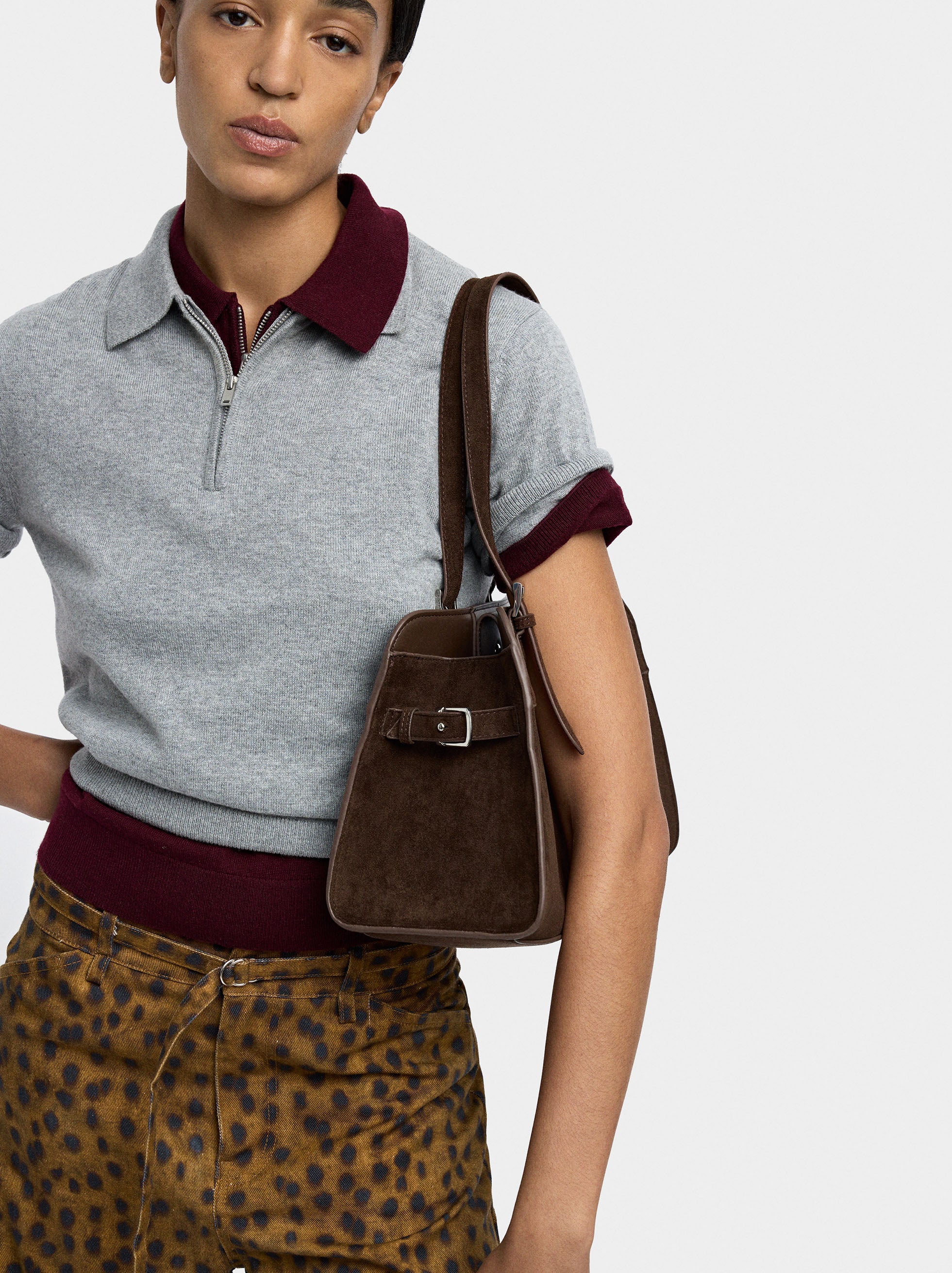 Bolso Tote Efecto Piel