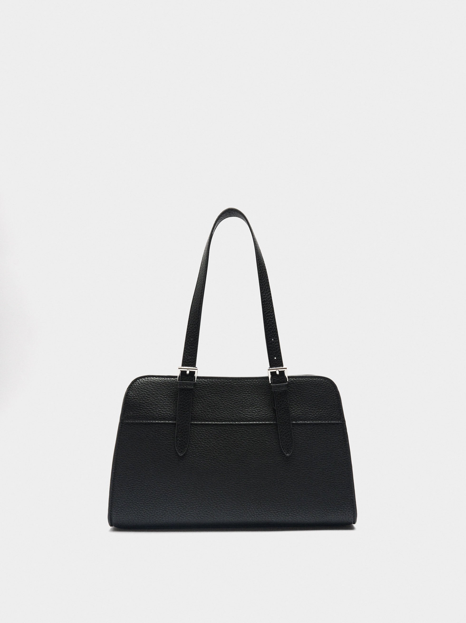 Bolso Tote Con Textura