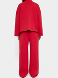 Pantalón Con Cintura Elástica Y Bolsillos