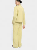 Pantalón Con Cintura Elástica Y Bolsillos
