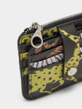 Tarjetero Estampado Con Textura