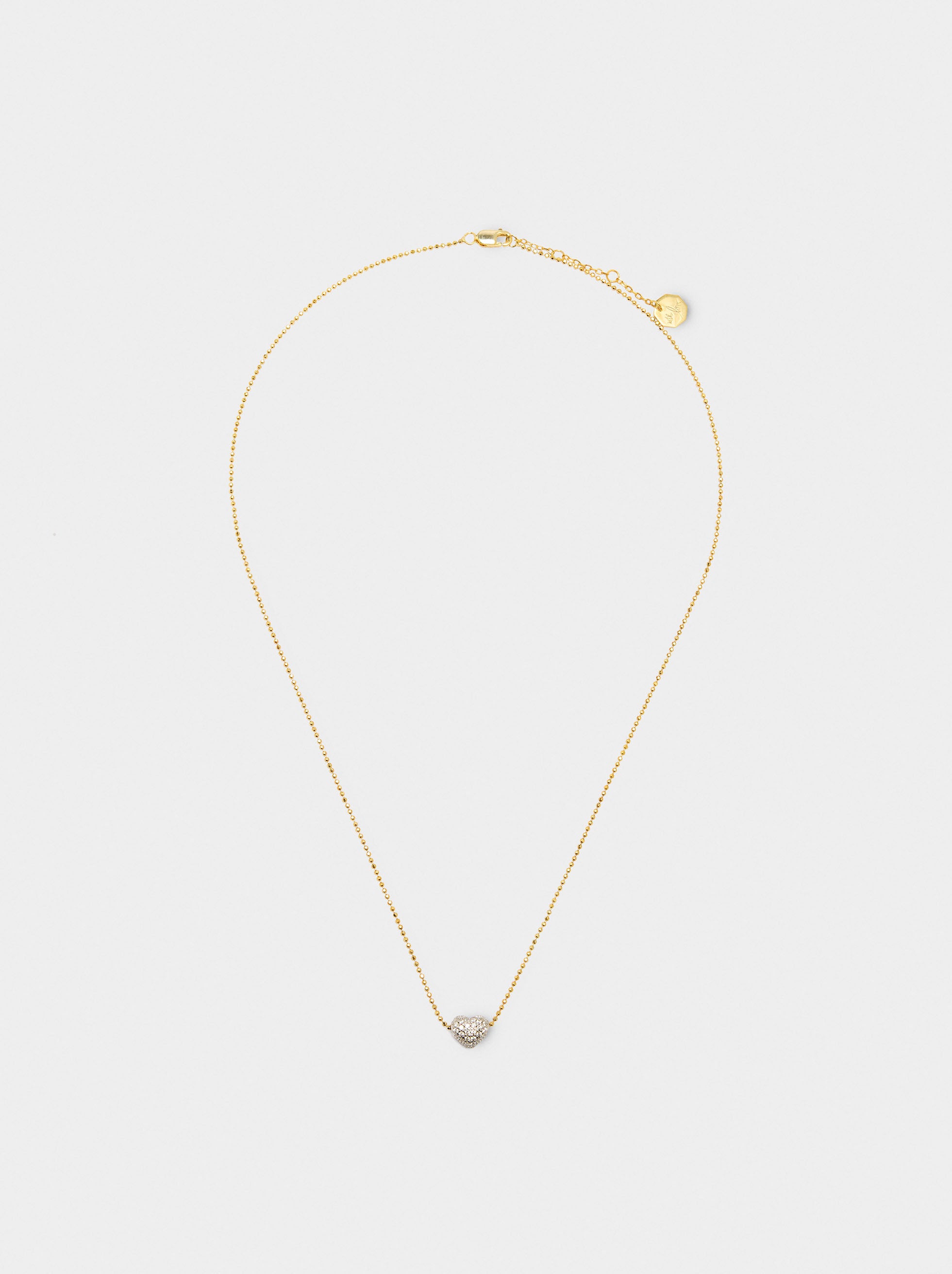 Collar Colgante Con Circonitas - Plata De Ley 925