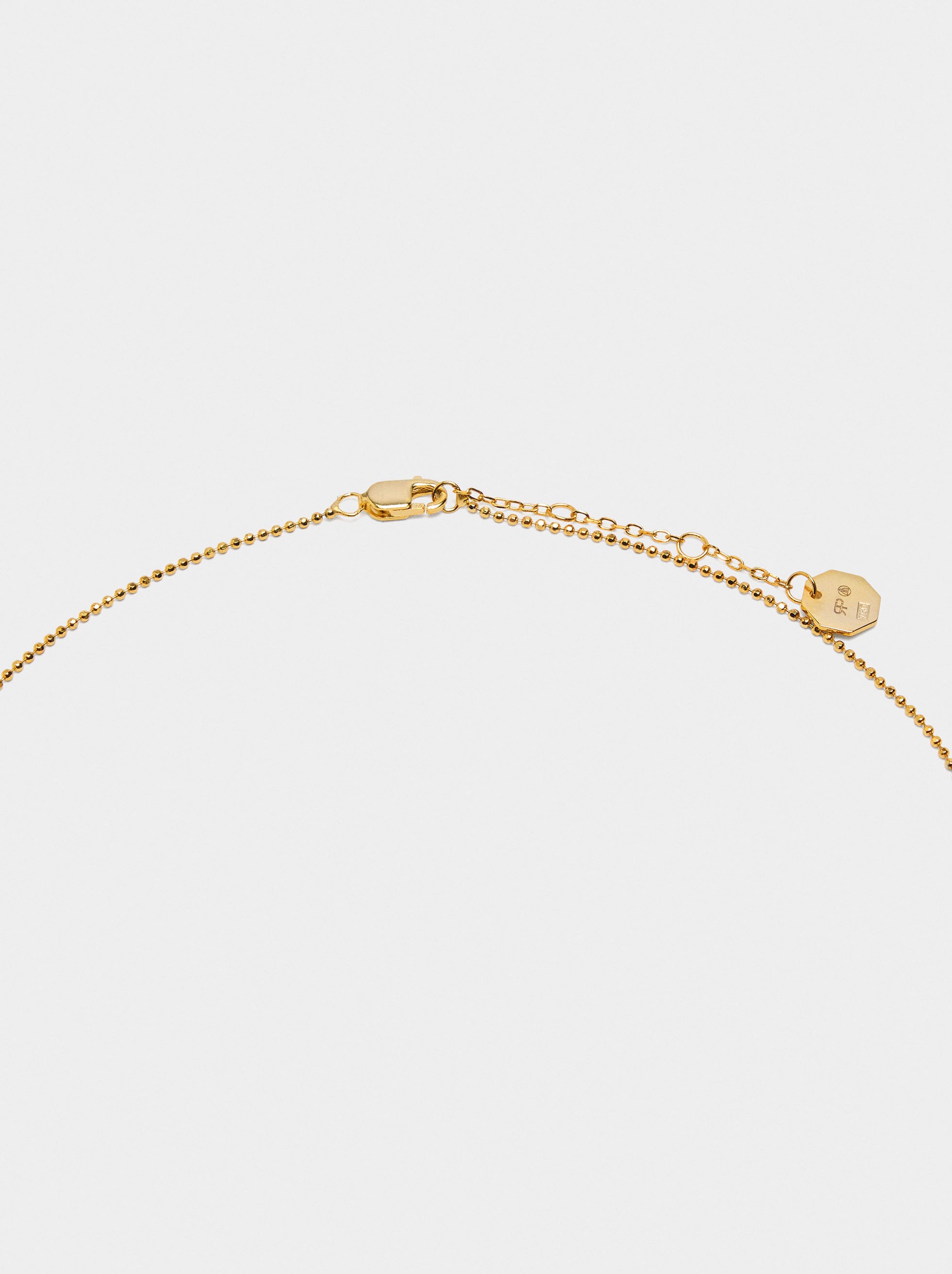 Collar Colgante Con Circonitas - Plata De Ley 925