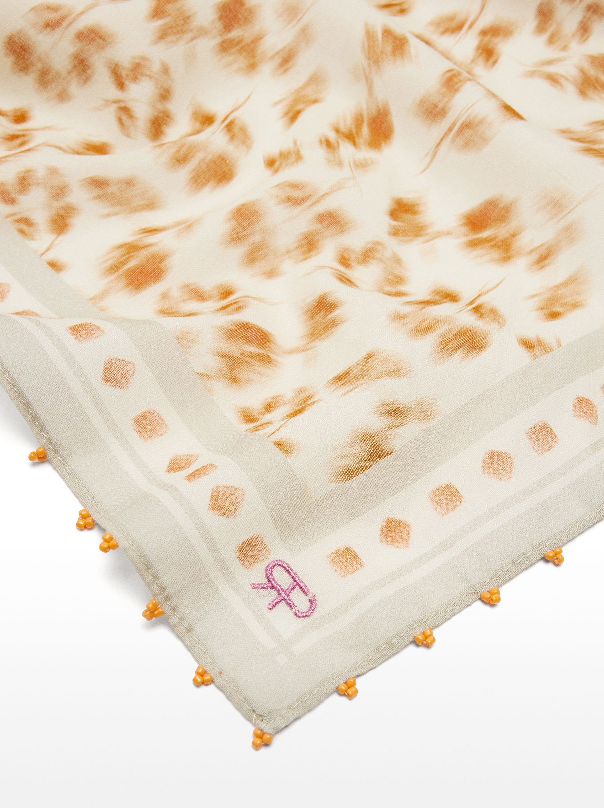 Pañuelo Estampado Cuadrado 100% Algodón
