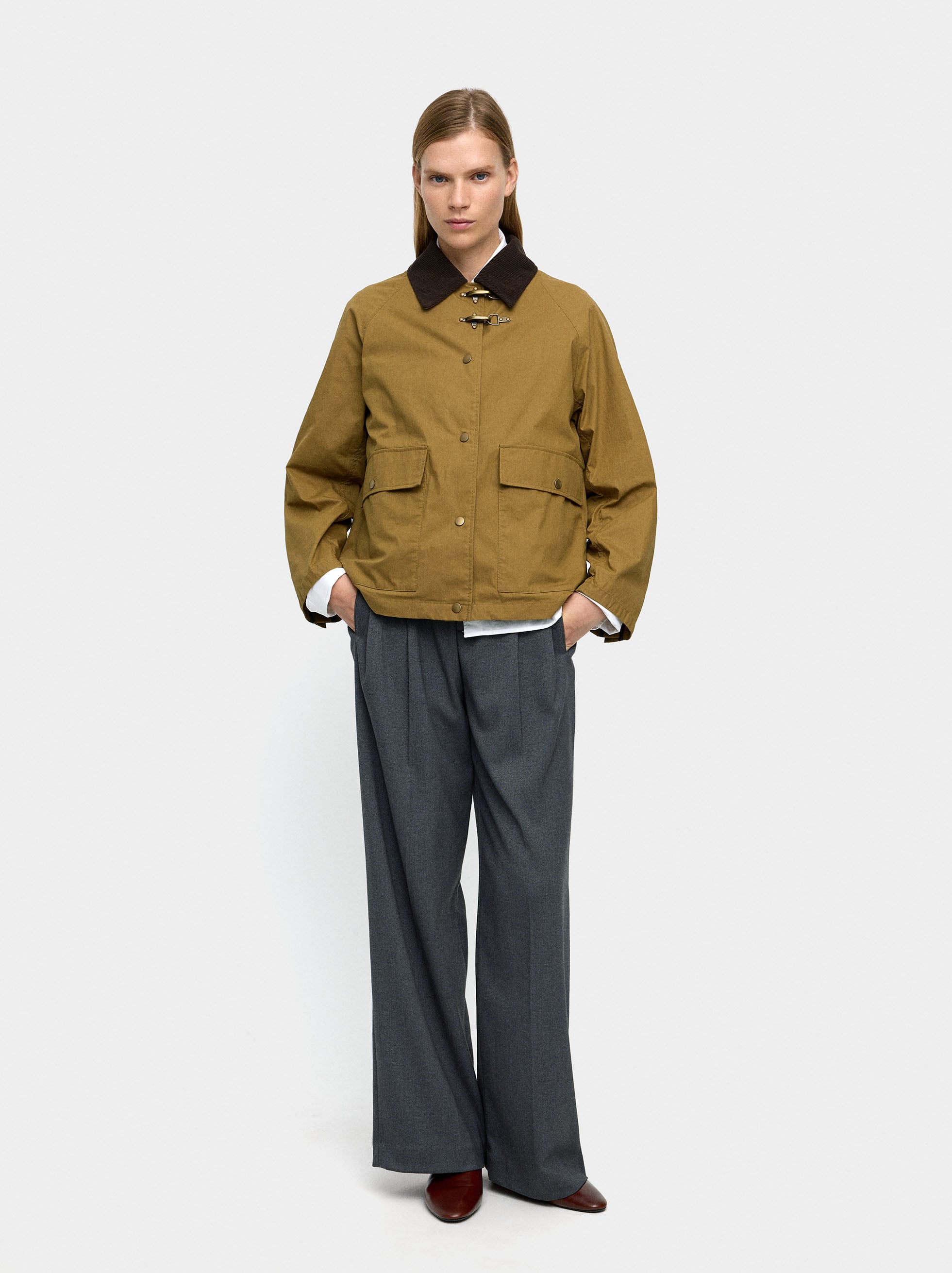 Chaqueta De Algodón Con Chaleco