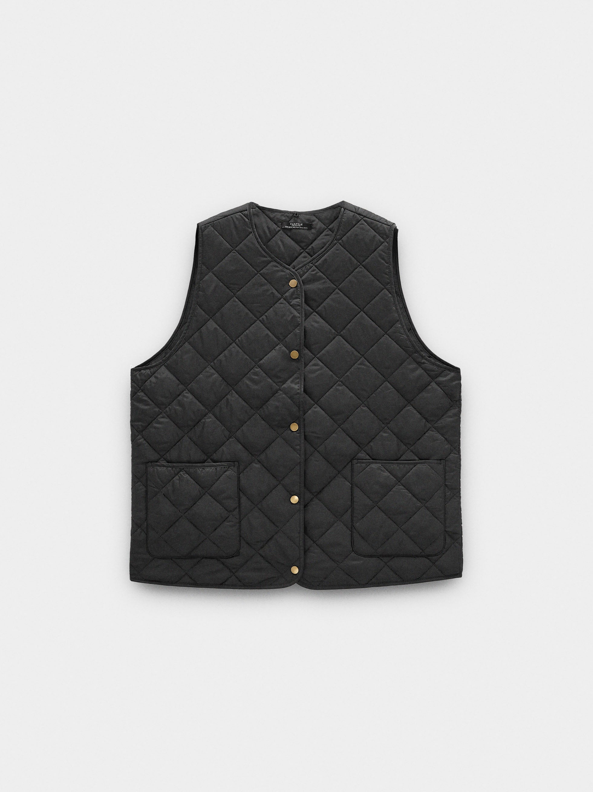Chaqueta De Algodón Con Chaleco