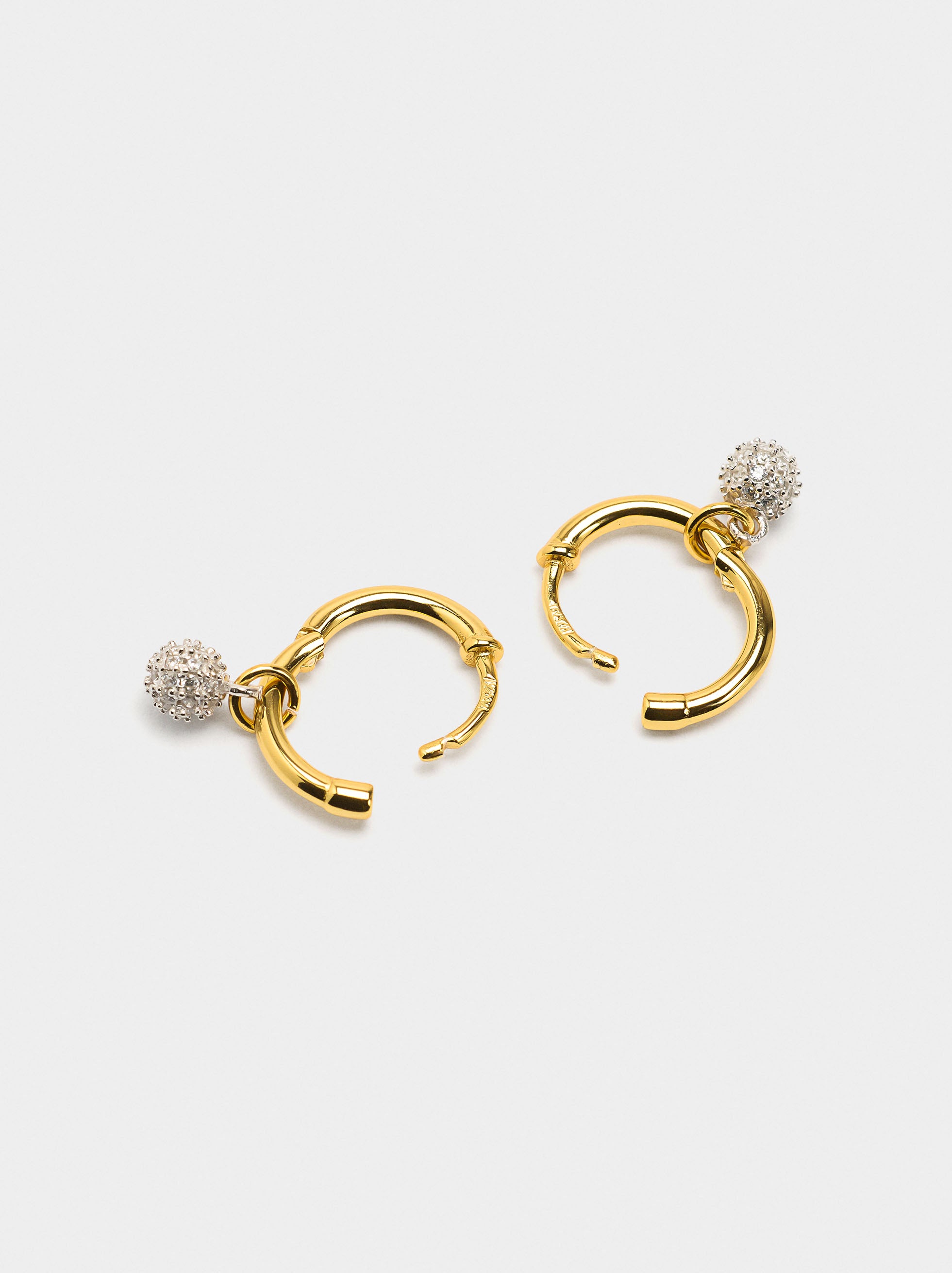 Aros Con Circonias - Plata De Ley 925
