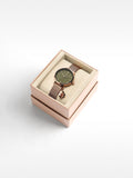 Reloj De Malla Metálica Con Charm De Trébol