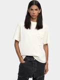 Camiseta De Algodón Con Flor