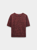 Jersey De Punto Estampado Animal