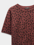 Jersey De Punto Estampado Animal