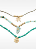 Set De Collares Cortos Con Piedras