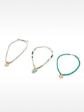 Set De Collares Cortos Con Piedras