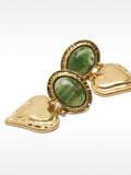 Pendientes De Corazón Con Piedra