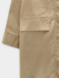 Parka De Algodón Con Capucha Desmontable