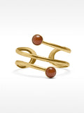 Pulsera Espiral Con Detalles Redondos