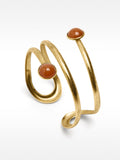 Pulsera Espiral Con Detalles Redondos