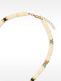 Collar Corto Con Piedras Colgante De Corazón