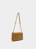 Bolso De Hombro Acolchado Con Solapa
