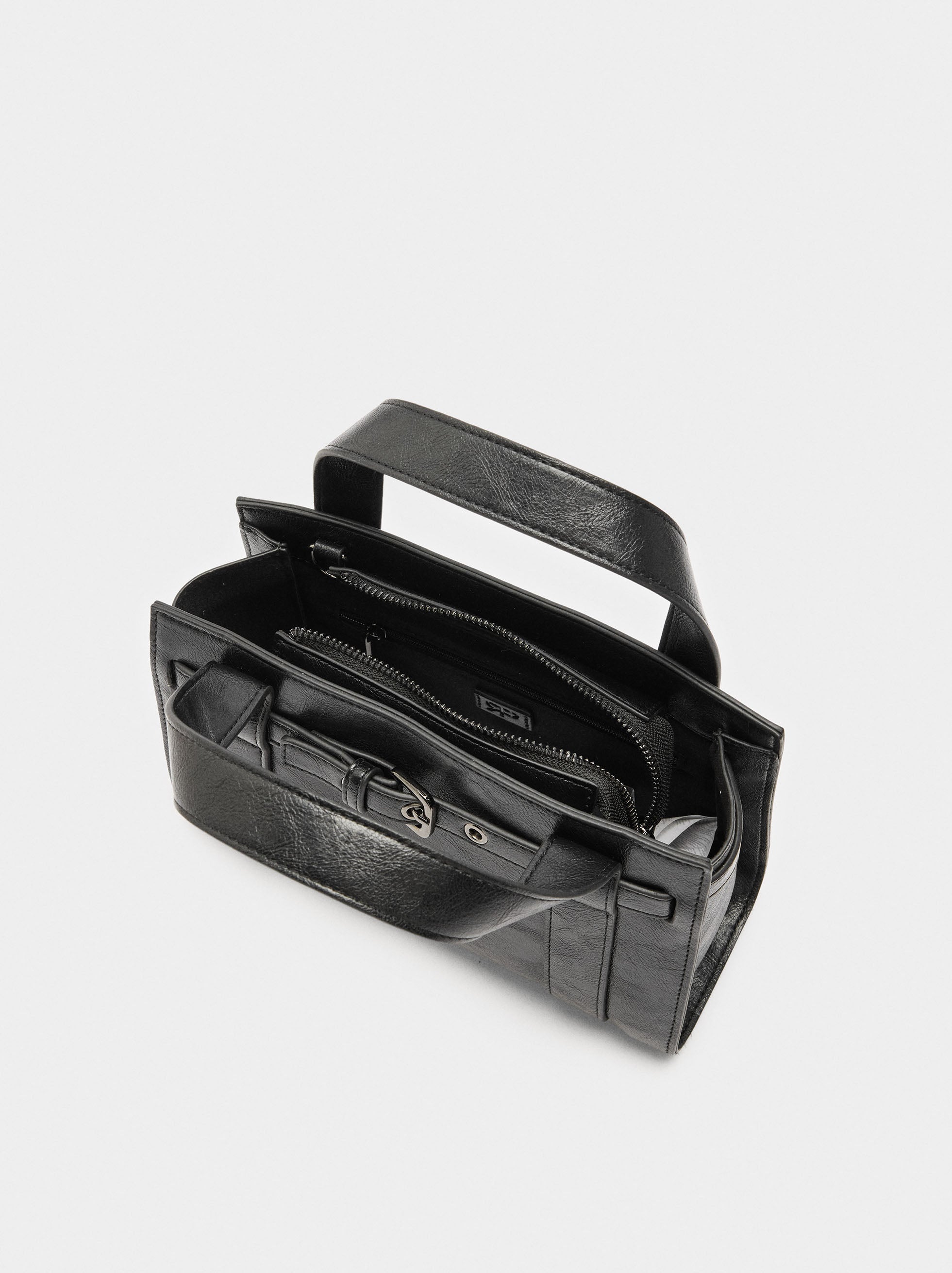 Bolso Tote Con Hebilla