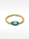 Pulsera Elástica Con Detalle De Resina