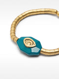 Pulsera Elástica Con Detalle De Resina