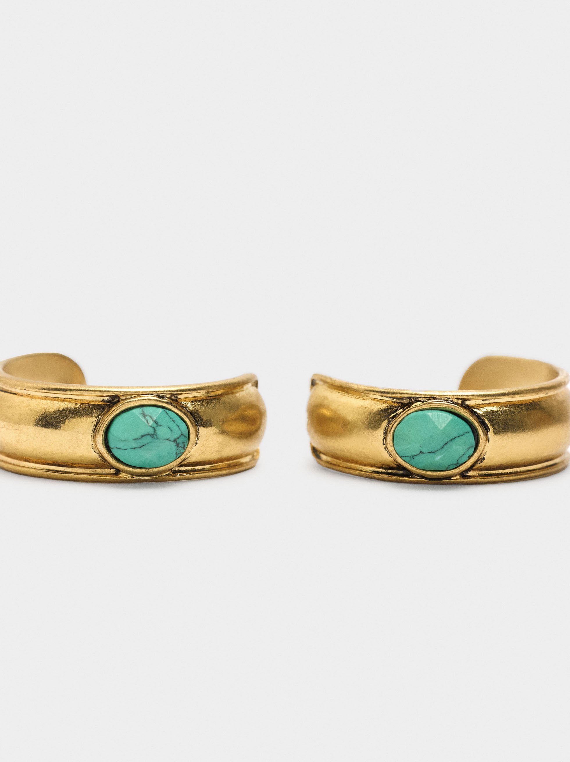 Aros Con Piedra