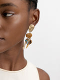 Pendientes Largos Con Piedras