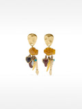 Pendientes Largos Con Piedras