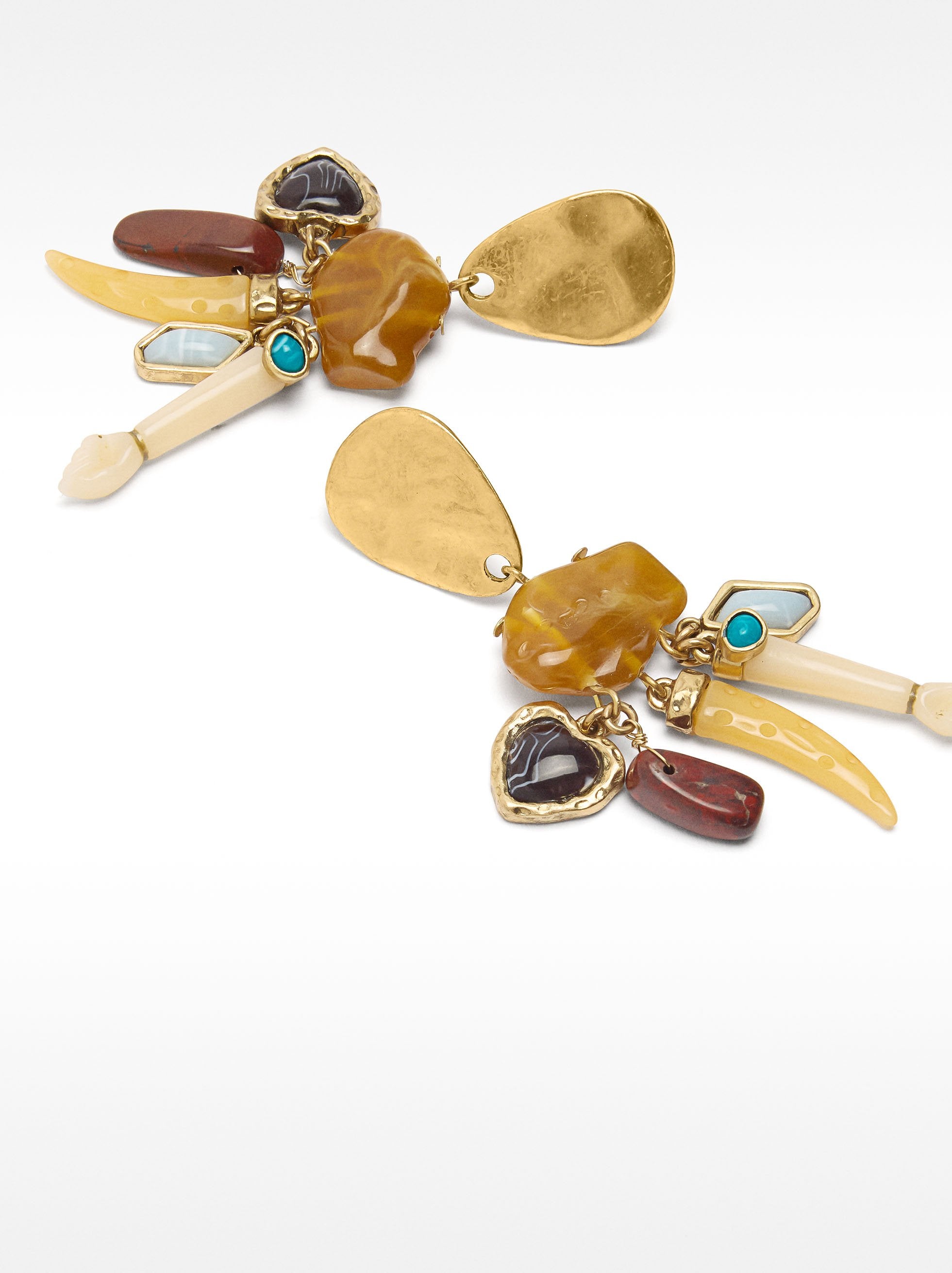 Pendientes Largos Con Piedras