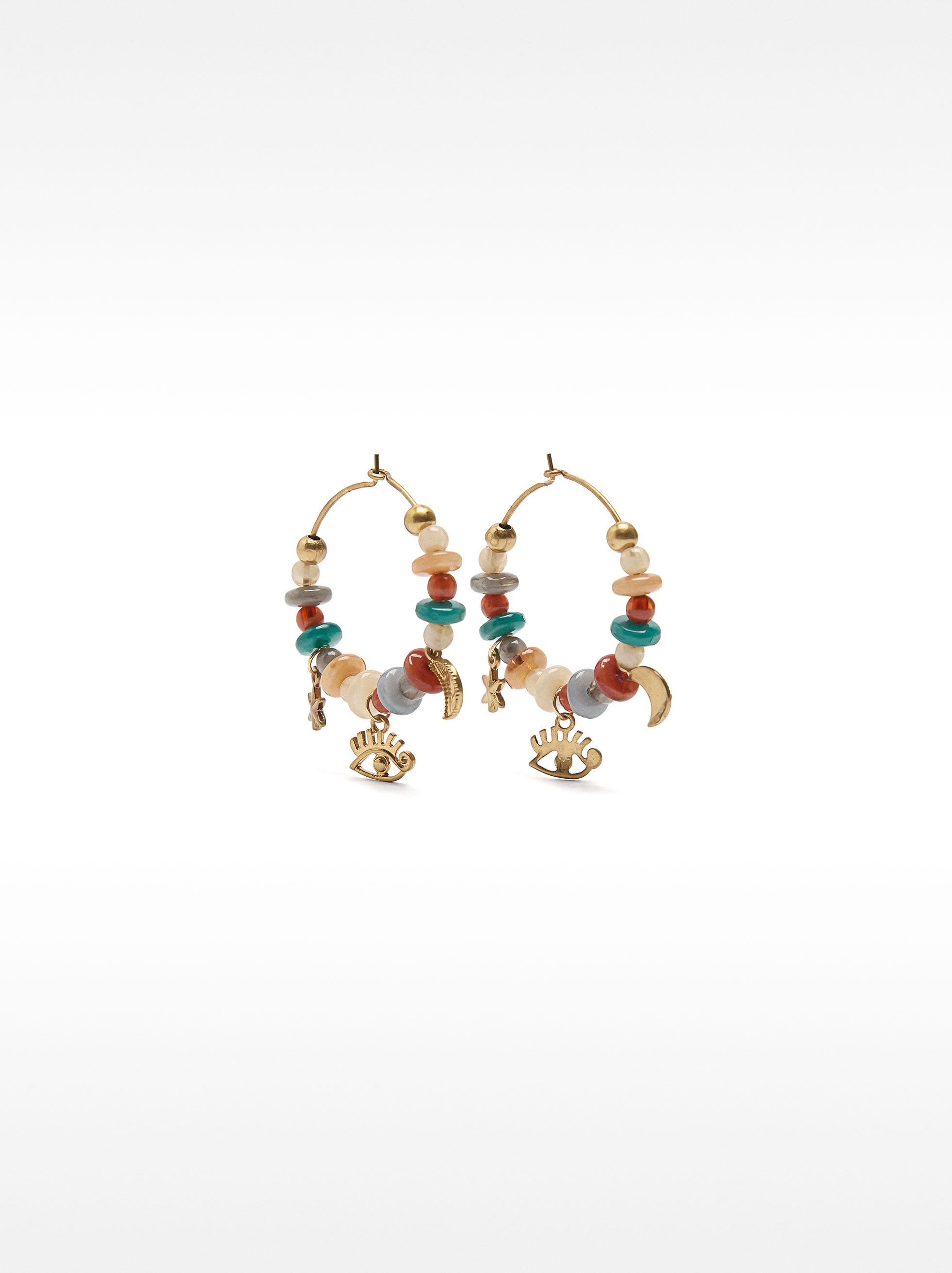 Aros Multicolor Con Charms
