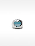 Anillo Redondeado De Corazón