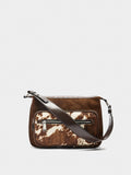 Bolso Bandolera Con Piel
