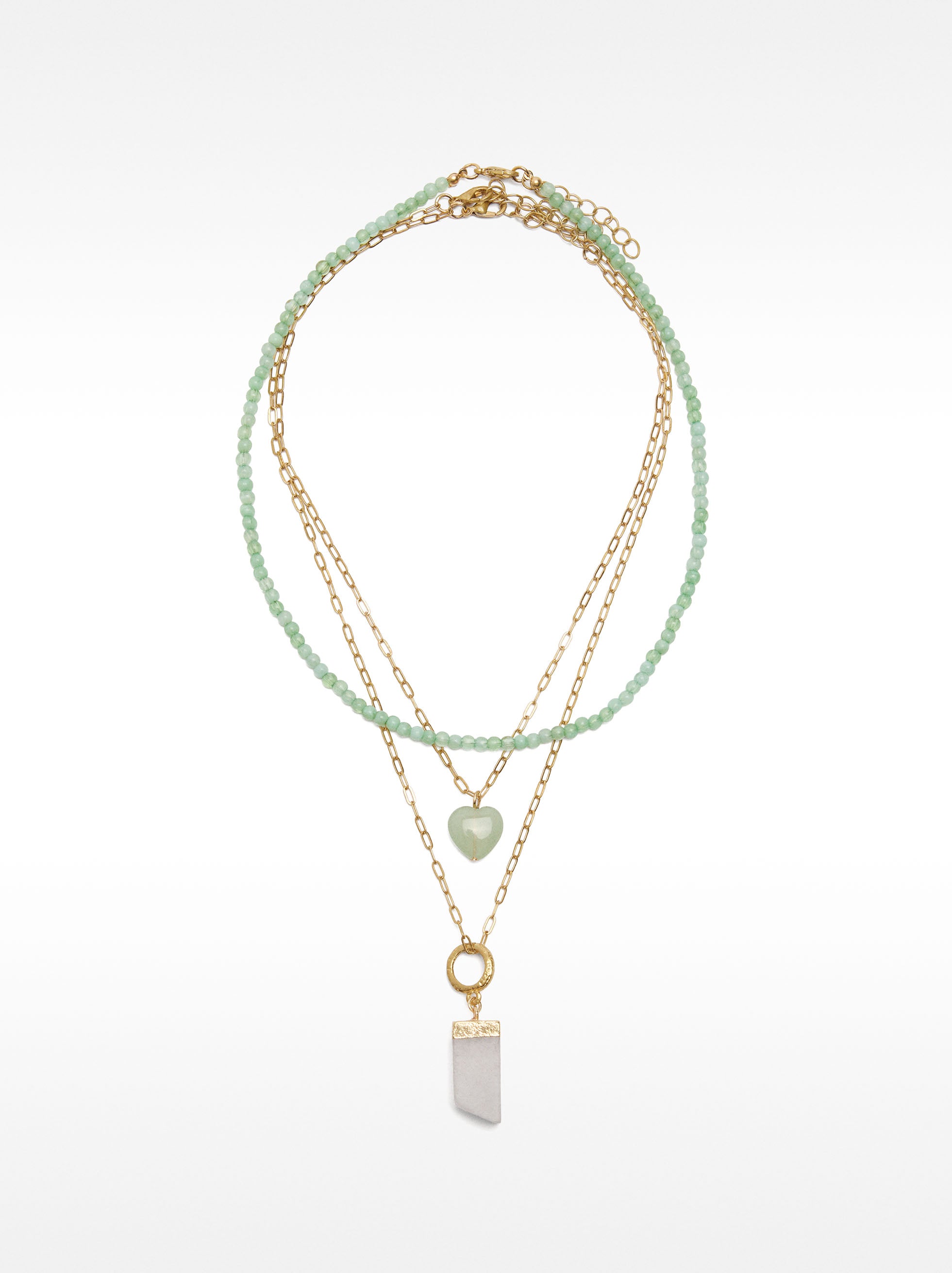Set De Collares Con Piedras