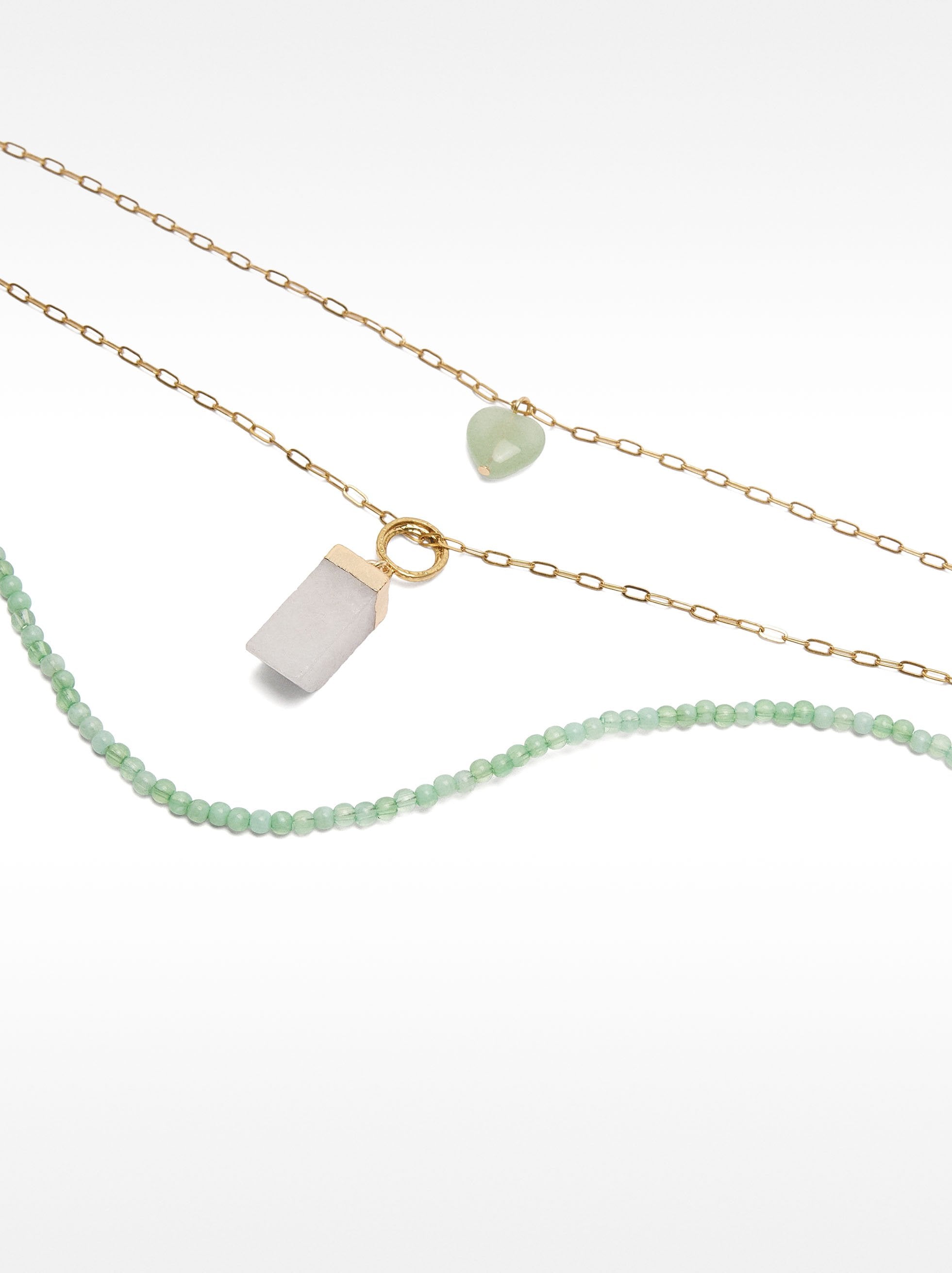 Set De Collares Con Piedras
