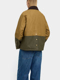 Chaqueta Contraste De Algodón